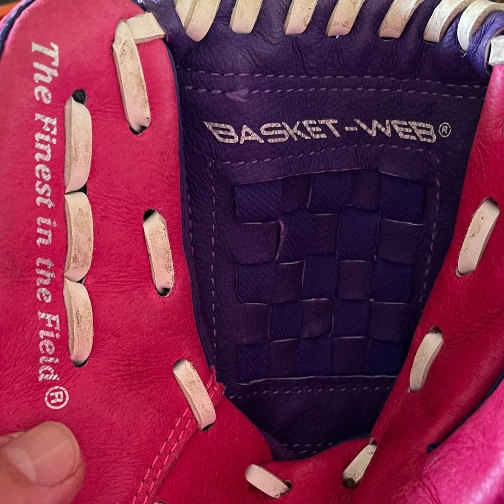 Rawlings Pink and Purple Kids Glove.
